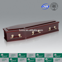 LUXES Style australien MDF cercueils avec papier en acajou